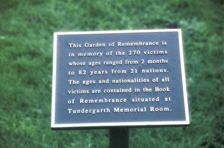 Lockerbie crash site